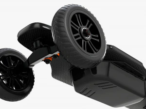 Skateboard elettrico 02 Modello 3D
