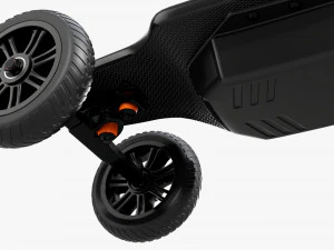 Skateboard elettrico 02 Modello 3D