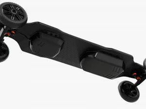 Skateboard elettrico 02 Modello 3D