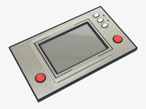Electronic game and watch Modelo 3D