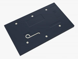 Juego electr&oacute;nico y reloj. Modelo 3D