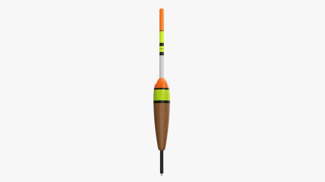 Fishing float 02 3D Model .c4d .max .obj .3ds .fbx .stl .blend 