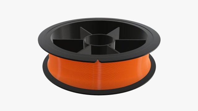 Fishing line with spool single 02 Modelo 3D .c4d .max .obj .3ds .fbx .stl .blend 