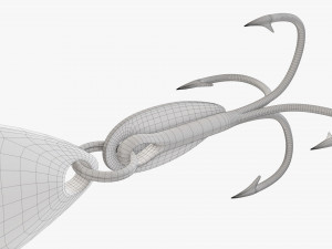 Fishing spinner 3D 模型