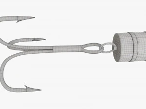 Fishing spinner bait 01 3D Model