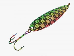 Fishing spoon bait 05 3D Model