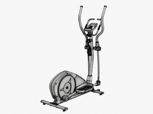 Fitness elliptical cross trainer Model 3D