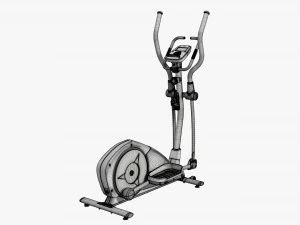 Fitness elliptical cross trainer 3D Model