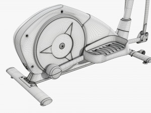 Fitness elliptical cross trainer Model 3D