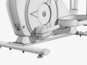 Fitness elliptical cross trainer 3D Model