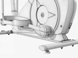 Fitness elliptical cross trainer Model 3D