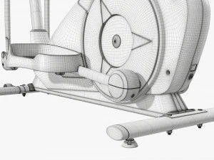 Fitness elliptical cross trainer 3D Model