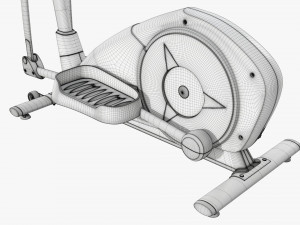 Fitness elliptical cross trainer Model 3D