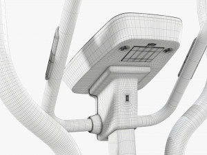 Fitness elliptical cross trainer Model 3D