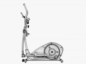 Fitness elliptical cross trainer 3D Model