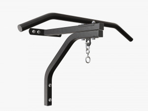 Fitness pull-up bar 01 Modelo 3D