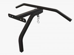 Fitness pull-up bar 01 3D Model
