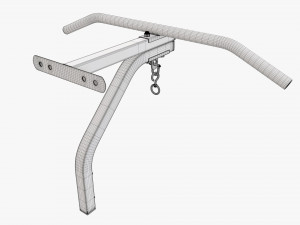 Fitness pull-up bar 01 3D Model