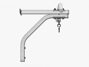 Fitness pull-up bar 01 3D Model