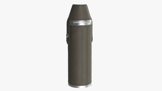 Flask glasses leather cover Modelo 3D .c4d .max .obj .3ds .fbx .stl .blend 