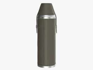 Flask glasses leather cover Modelo 3D