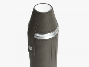 Flask glasses leather cover Modelo 3D