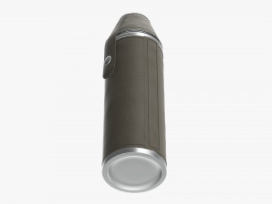 Flask glasses leather cover Modelo 3D