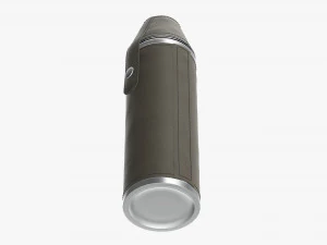 Flask glasses leather cover 3D Model