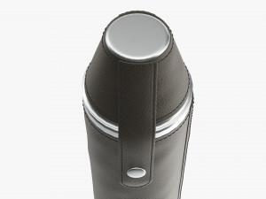 Flask glasses leather cover Modelo 3D