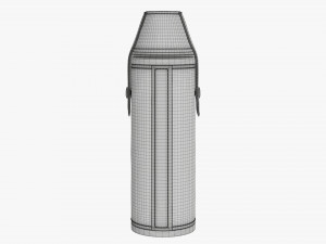 Flask glasses leather cover Modelo 3D
