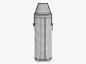 Flask glasses leather cover 3D Model