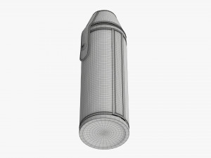 Flask glasses leather cover Modelo 3D