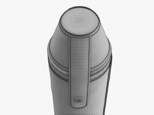 Flask glasses leather cover Modelo 3D