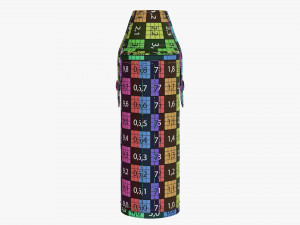 Flask glasses leather cover Modelo 3D