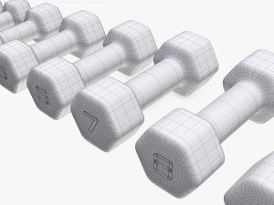 mancuernas hexagonales Modelo 3D