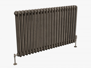 Horizontal column bare radiator 01 Modelo 3D