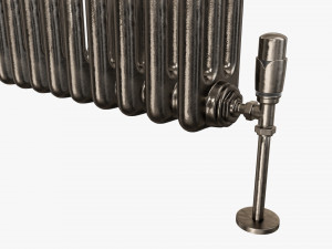 Horizontal column bare radiator 01 3D मॉडल