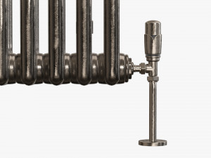 Horizontal column bare radiator 01 3D मॉडल