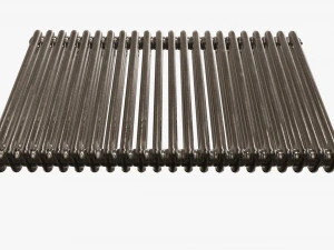 Horizontal column bare radiator 01 3D Model