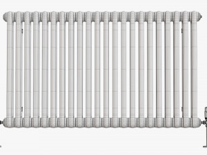 Horizontal column bare radiator 01 3D मॉडल