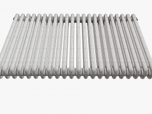 Horizontal column bare radiator 01 3D मॉडल