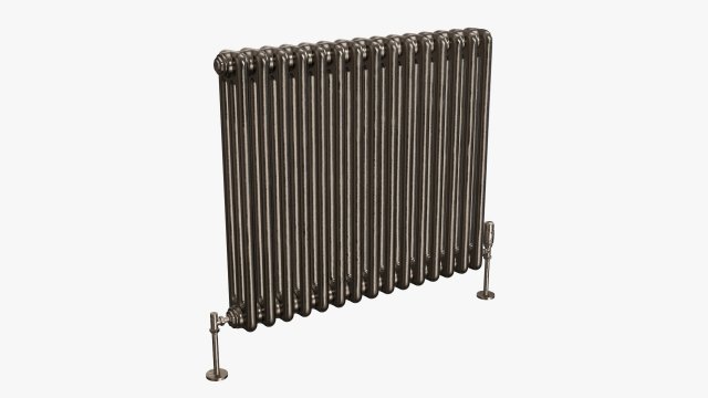Horizontal column bare radiator 02 3D 모델 .c4d .max .obj .3ds .fbx .stl .blend 