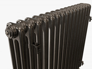 Horizontal column bare radiator 02 3D 모델