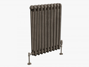 Horizontal column bare radiator 03 Modelo 3D