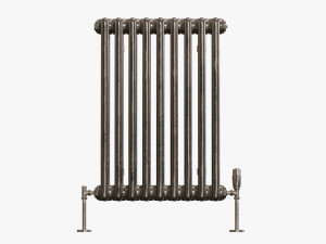 Horizontal column bare radiator 03 Modelo 3D