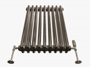 Horizontal column bare radiator 03 Modelo 3D
