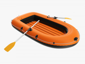 Inflatable boat 04 3D Model