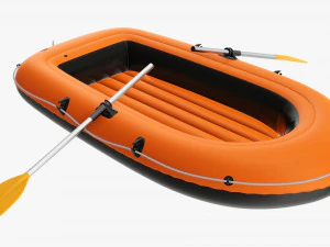 Inflatable boat 04 3D Model