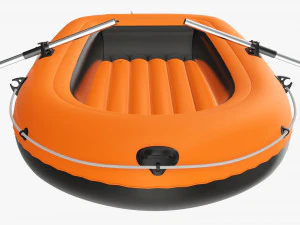 Inflatable boat 04 3D Model
