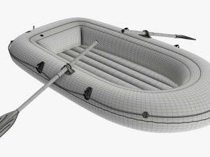 Inflatable boat 04 Modelo 3D
